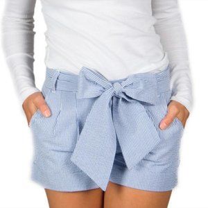 {Lauren James} Seersucker Bow Shorts